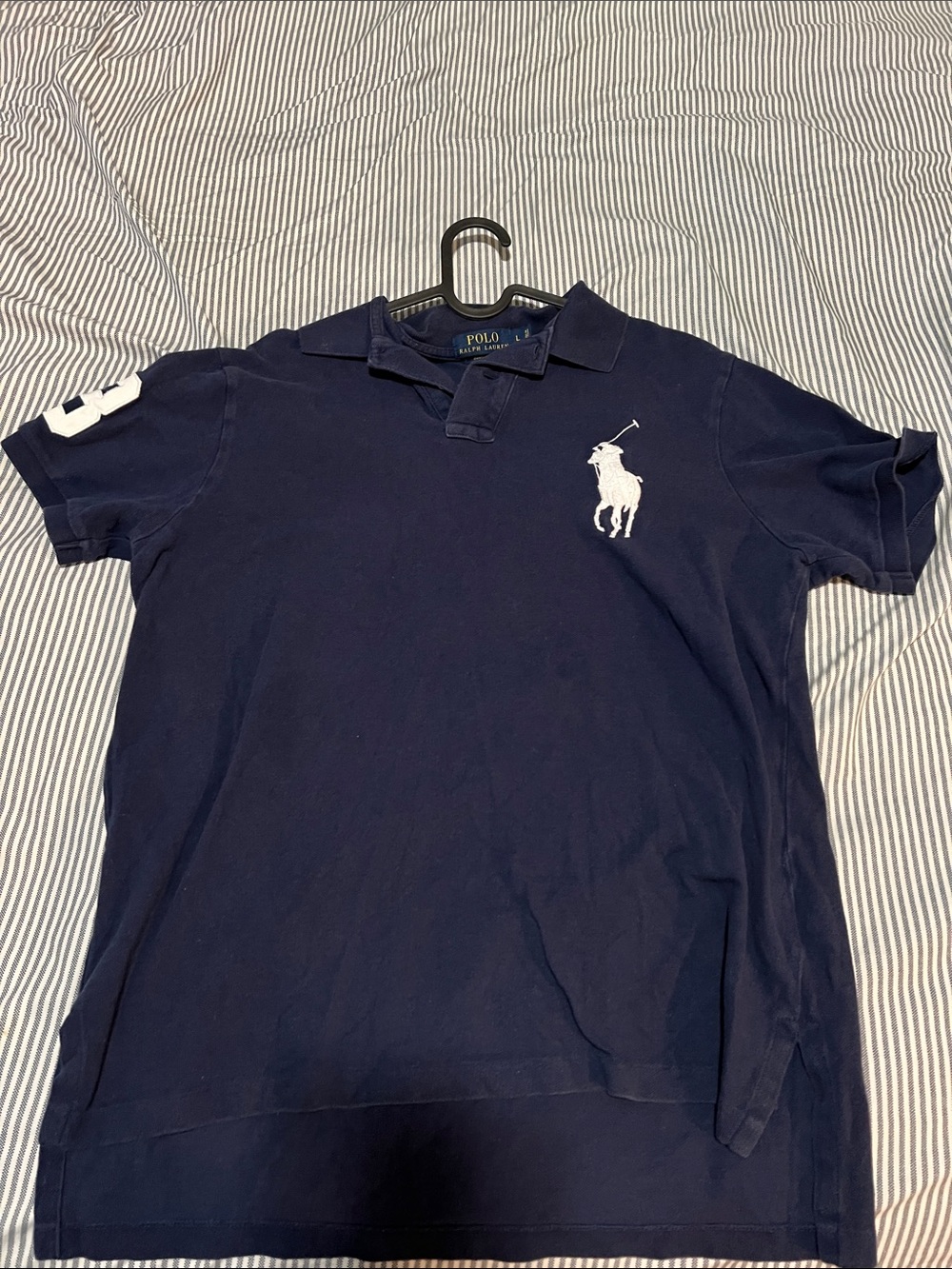 Polo by Ralph Lauren Navy Polo with White Pony